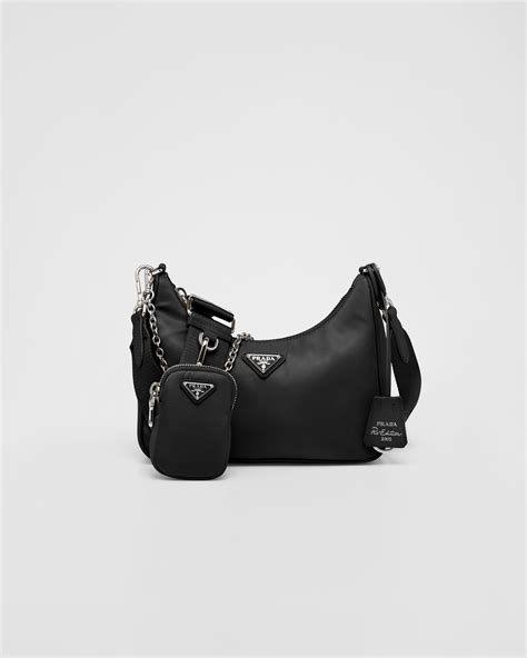 prada bow bag black|prada bag black price.